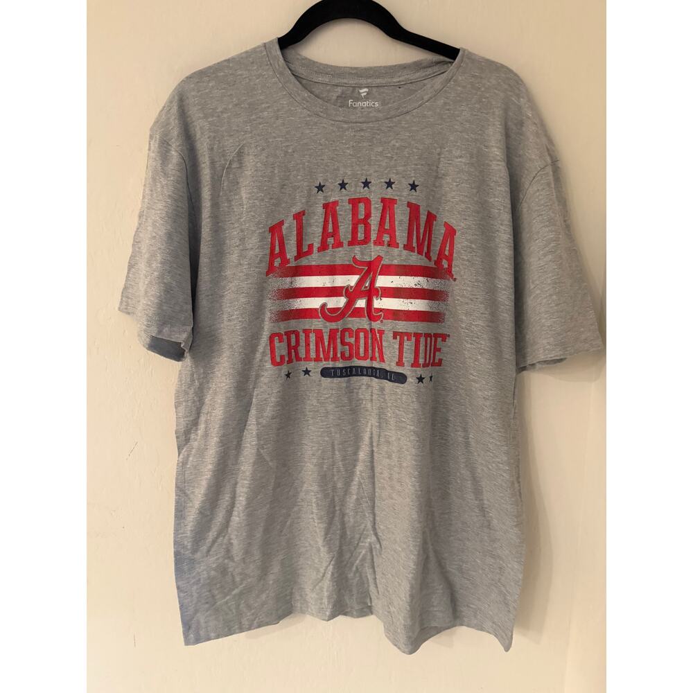 Alabama Crimson Tide Men's Fanatics Distressed Americana T-shirt Size L-NWOT